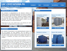 Tablet Screenshot of lsc-containers.nl
